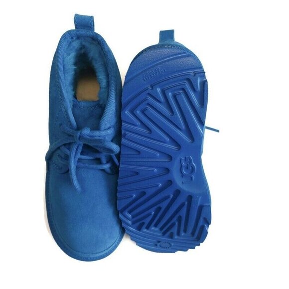 UGG Neumel II Chukka Boots Big Kids Size 4 Womens Sz 5 Suede Dive Blue 1017320K - Picture 7 of 8